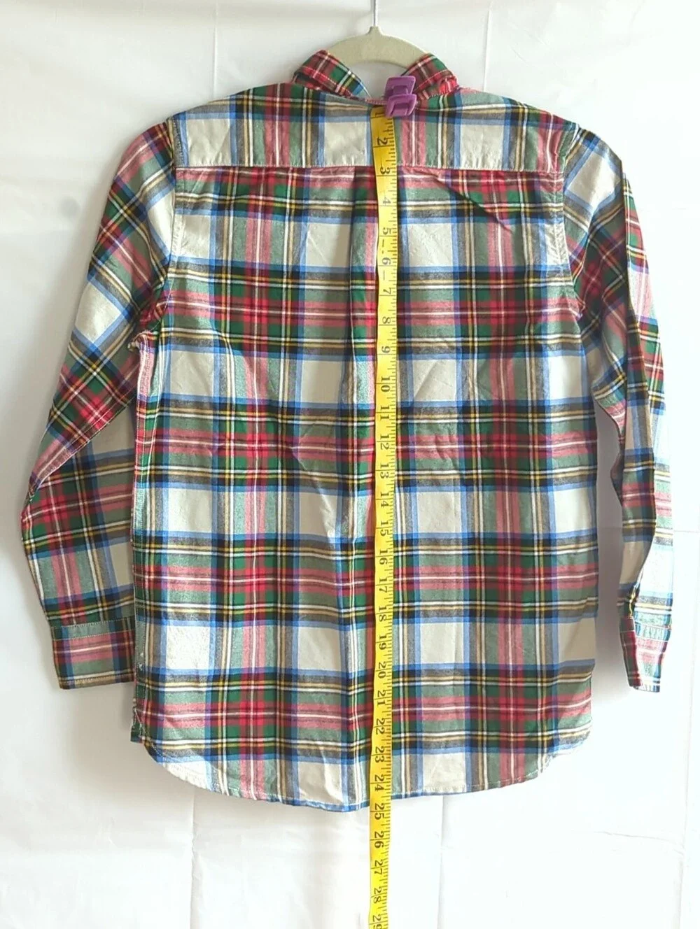 Gap Kids Plaid Long Sleeve Cotton Button-up Shirts Lot Of 2 Size L (10) NWT